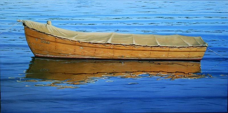 Celeste 2, acrylic on linen, by James Ainslie
